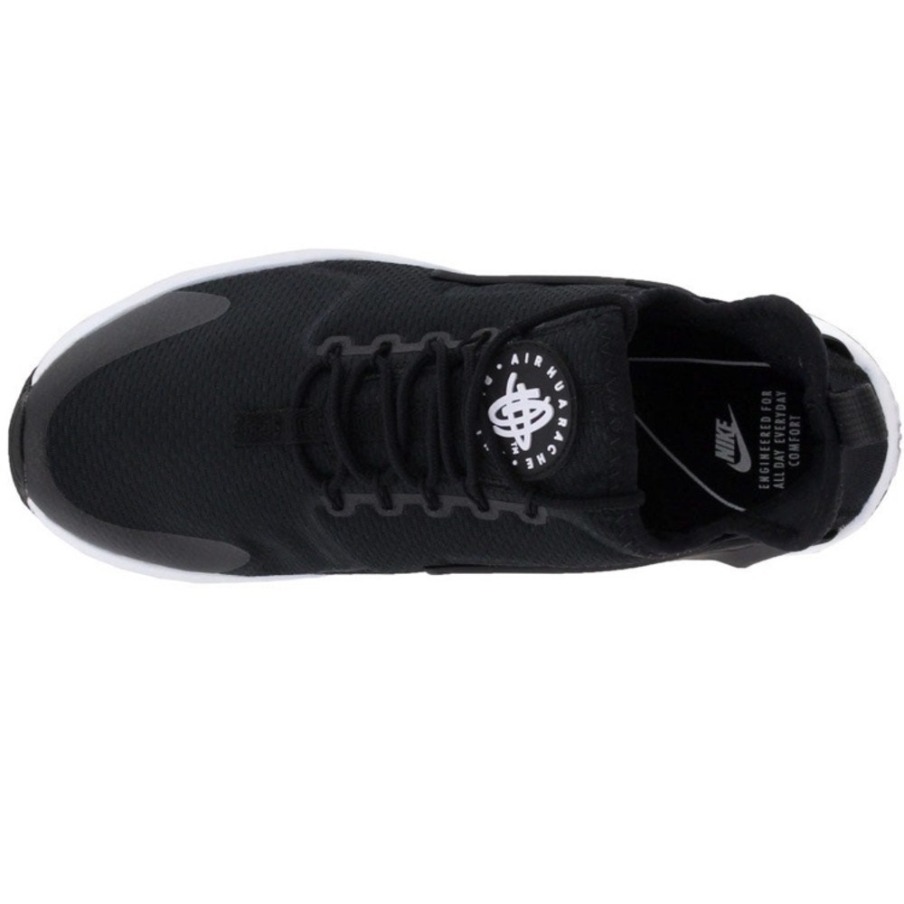 NIKE W AIR HUARACHE RUN ULTRA BLACK & WHITE 7.5 - Picture 4 of 8